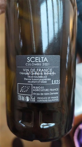 Korzika Ni doloceno Colombu Scelta 2021