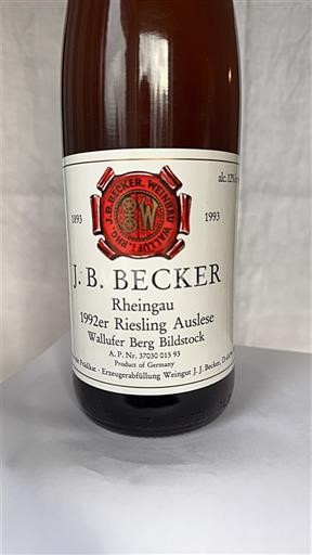 Rheingau J.B. Becker Wallufer Berg Bildstock 1992