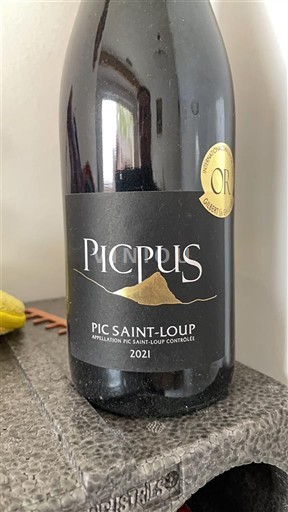 Languedoc Pic-saint-loup Picpus 2021