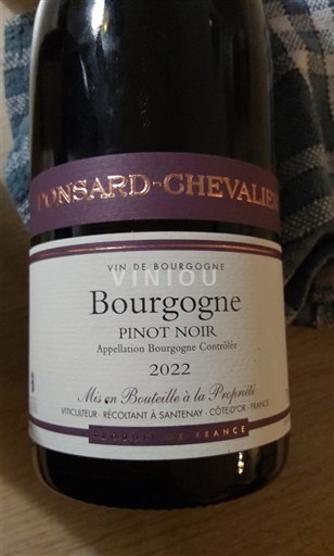 Burgundi Bourgogne Ponsard-Chevalier 2022