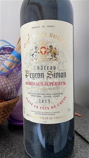 Bordeaux Bordeaux Supérieur Château Peyron Simon 2015