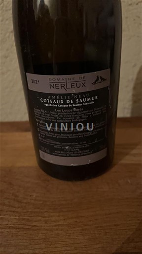 Thung lũng sông Loire Coteaux-de-saumur Domaine Nerleux Amelie d'Eneau 2021