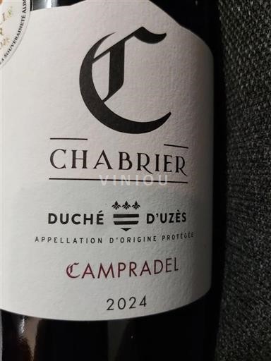 Thung lũng Rhône Duché d'Uzès Chabrier Campradel 2024