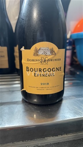 Burgundy Bourgogne Epineuil Dominique Gruhier 2018