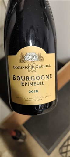 Burgund Bourgogne Epineuil Dominique Gruhier 2018
