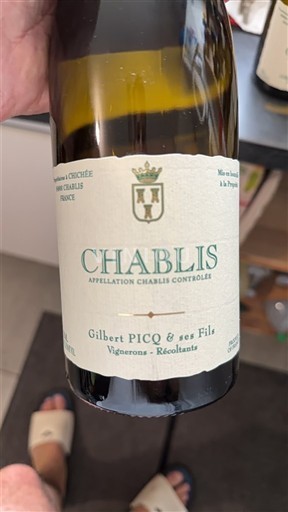 Burgundi Chablis Gilbert Picq & ses Fils 2022