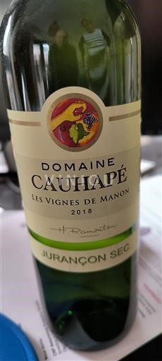Jugozahod Jurançon Domaine Cauhapé Les Vignes de Manon 2018