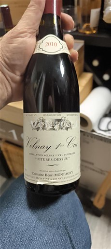 Bourgogne Volnay Premier Cru Domaine Henri Montaný Pitures-Dessus 2010