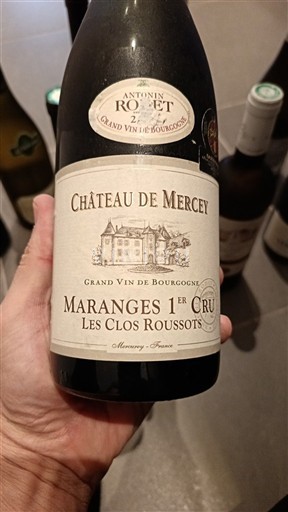 Borgogna Maranges Premier Cru Château Mercey Les Clos Roussots 2017