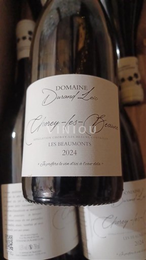 Burgundija Chorey-lès-Beaune Domaine Durand Loïc Les Beaumonts 2024