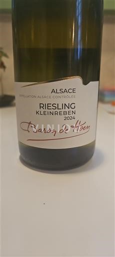 Alsacia Baron de Hoen Kleinreben 2024