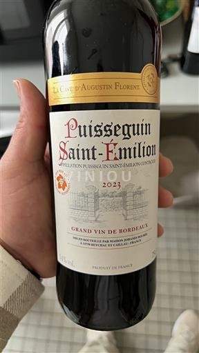 Bordoja Puisseguin-saint-émilion La Cave Augustin Florent 2023