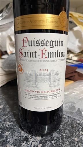 Bordeaux Puisseguin-Saint-Émilion La Cave Augustin Florent 2023