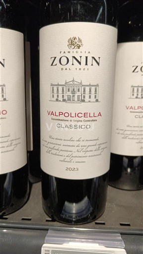 Vénétie Valpolicella Zonin Classico 2023