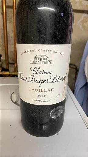 Bordeaux Pauillac Château Haut-Bages Libéral 2014