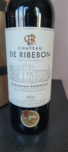 Bordeaux Bordeaux Supérieur Château Ribebon 2020