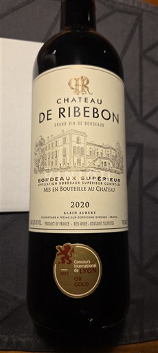 Bordeaux Bordeaux superior Château Ribebon 2020