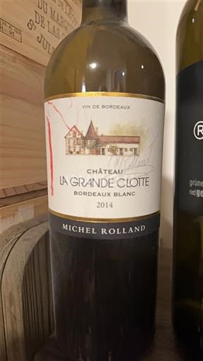 Bordeaux Bordeaux blanc Château La Grande Clotte 2014