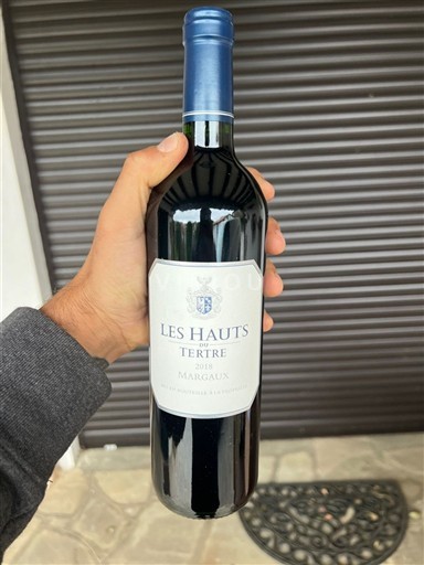 Bordeaux Margaux Château Tertre Les Hauts du Tertre 2018