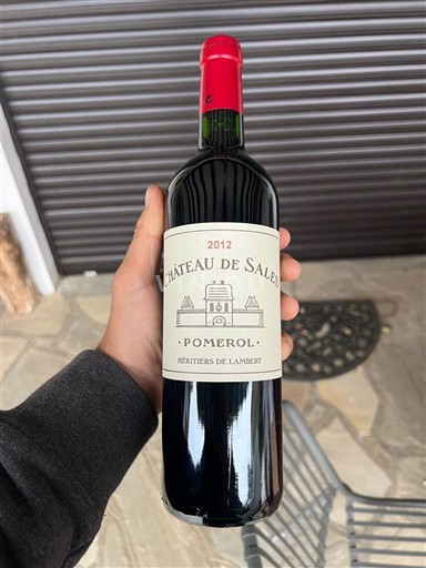Burdeos Pomerol Château Sales 2012