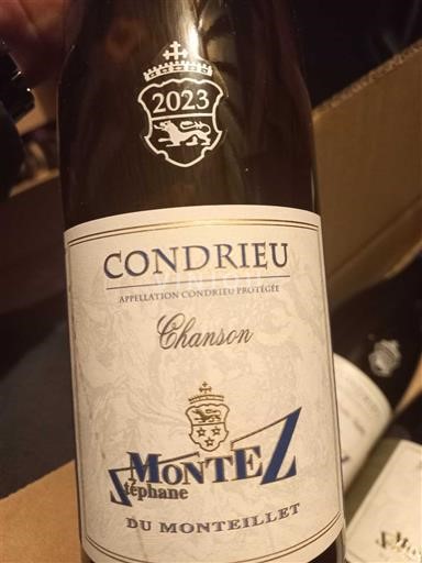 Thung lũng Rhône Condrieu Domaine Monteillet Chanson 2023