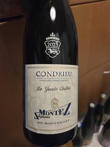 Рона долина Condrieu Domaine Stéphane Montez du Monteillet Les Grandes Chaillées 2023
