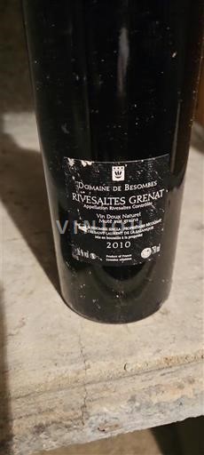 Roussillon Rivesaltes Domaine Besombes 2010