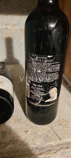 Bordeaux Haut-Médoc Grand Cru Château La Tour Carnet Ei vuosikertaa