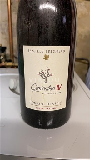 Thung lũng sông Loire Coteaux-du-Loir Domaine Cézin Génération IV Không niên vụ