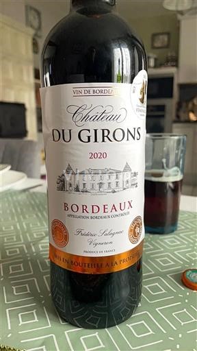 Bordeaux Château Girons 2020