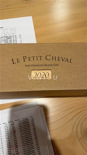 Bordeaux Saint-Émilion Grand Cru Grand Cru Le Petit Cheval 2020