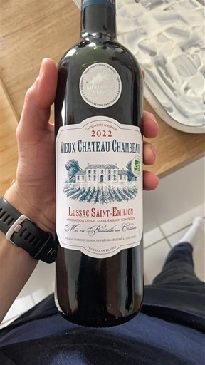 Bordéus Lussac-Saint-Émilion Château Vieux Chambreau 2022