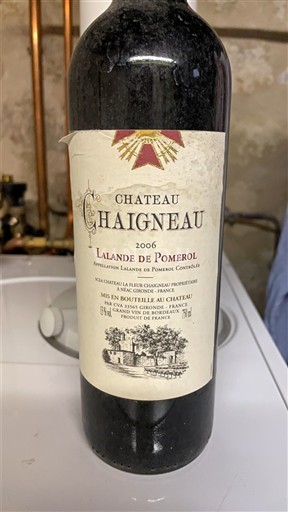 Bordeaux Lalande-de-Pomerol Château Chaigneau 2006