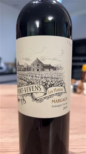 Bordeaux Margaux Durfort-Vivens Les Plantes 2019