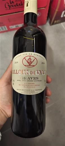 Bordeaux Graves Cailloux de Valgis 2019