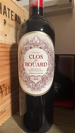 Bordeaux Montagne Saint-Émilion Château Clos de Boüard 2020