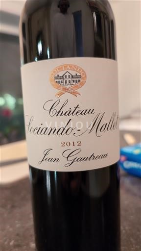 Burdeos Haut-Médoc Château Sociando-Mallet 2012