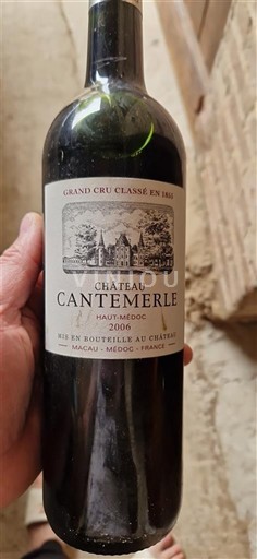 Bordeaux Haut-Médoc Grand Cru Château Cantemerle 2006