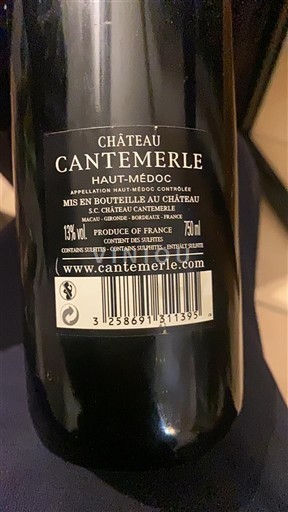 Bordeaux Haut-Médoc Grand Cru Château Cantemerle 2006