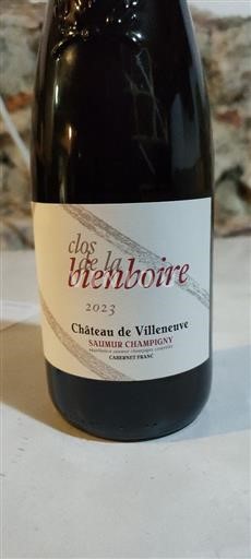 Loire Valley Saumur-Champigny Château Villeneuve Clos de la Bienboire 2023