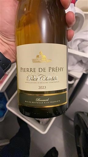 Burgundija Petit-chablis Pierre de Préhy 2023