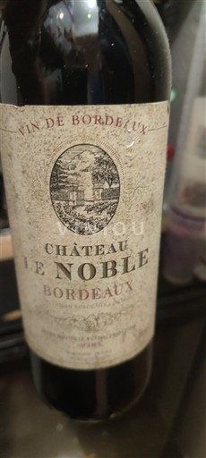 Bordeaux Château Le Noble Icke årgångsbetecknad