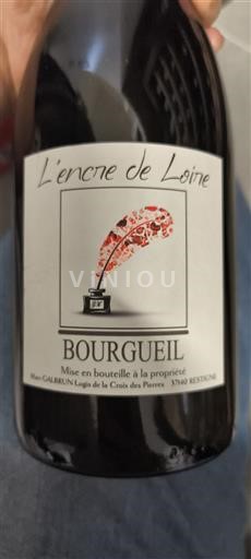 Loiren laakso Bourgueil Logis de la Croix des Pierres L'encre de Loire Ei vuosikertaa