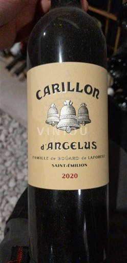 Bordeaux Saint-Émilion Château Angélus Carillon d'Angélus 2020