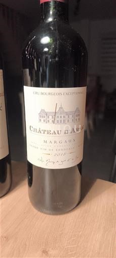 Bordéus Margaux Château Arsac 2018