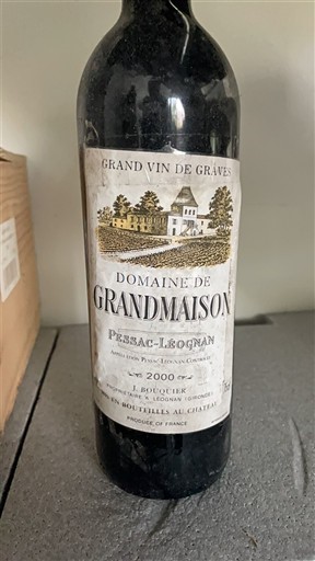 Bordeaux Pessac-Léognan Domaine Grandmaison 2000