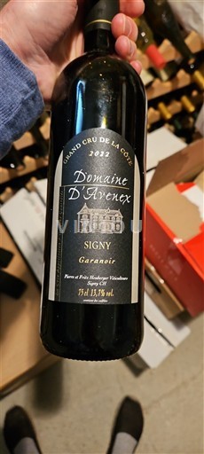 Vaud La Côte AOC Domaine Avenex Signy 2022