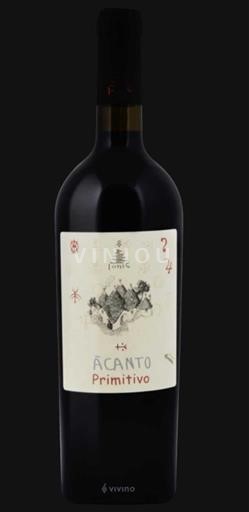 Puglia Primitivo di Manduria Acanto Primitivo Không niên vụ