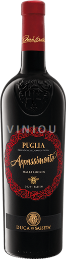 Puglia Duca di Sasseta Appassimento Biologico 2022