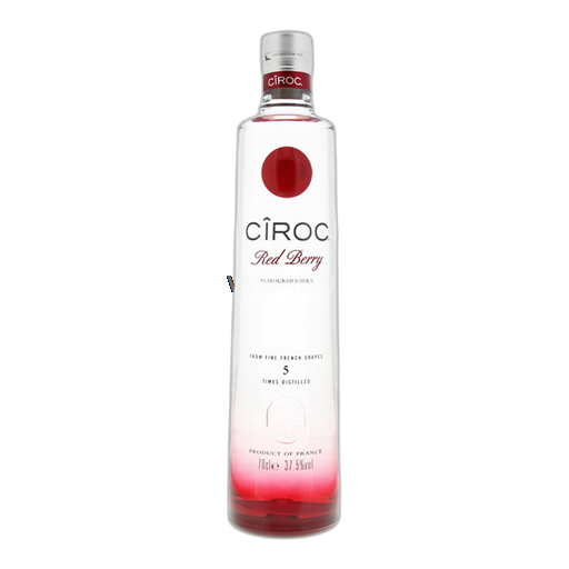 Vodka Valkoinen Ciroc Red Berry Maison Villevert  Ranska Ei määritelty Määrittelemätön